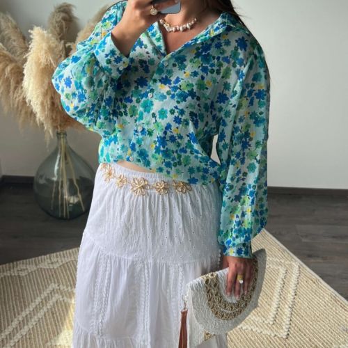 Chemisier, motifs, été, boutique à dole, vêtements femme