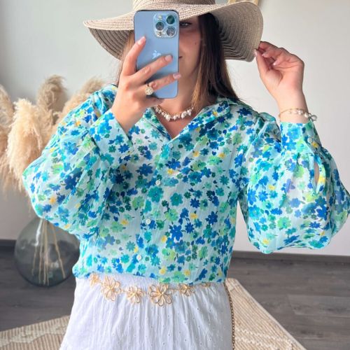 Chemisier, motifs, été, boutique à dole, vêtements femme