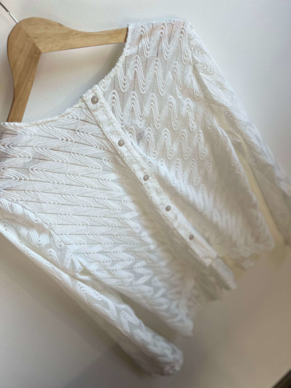 Haut blanc Chic Vêtement Jura Boutique Dole
