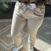 Pantalon beige, vêtement femme, boutique dole,