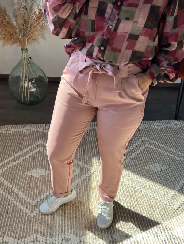 Pantalon rose, vêtement femme, boutique dole,