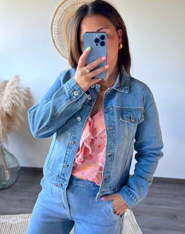Veste en jean boutique en ligne, boutique à dole, vêtements femme