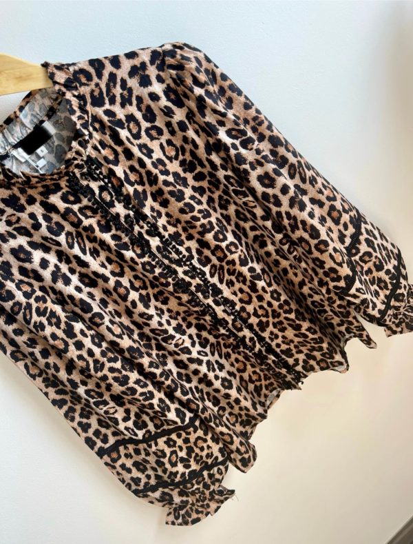 Chemisier, léopard, tendance, boutique à dole, vêtement femme