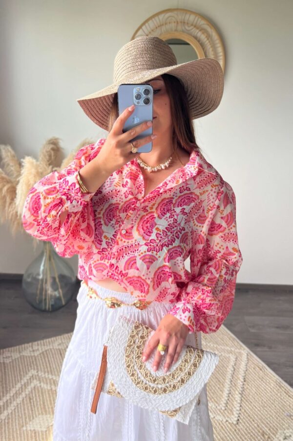 Chemisier, motifs, été, boutique à dole, vêtements femme