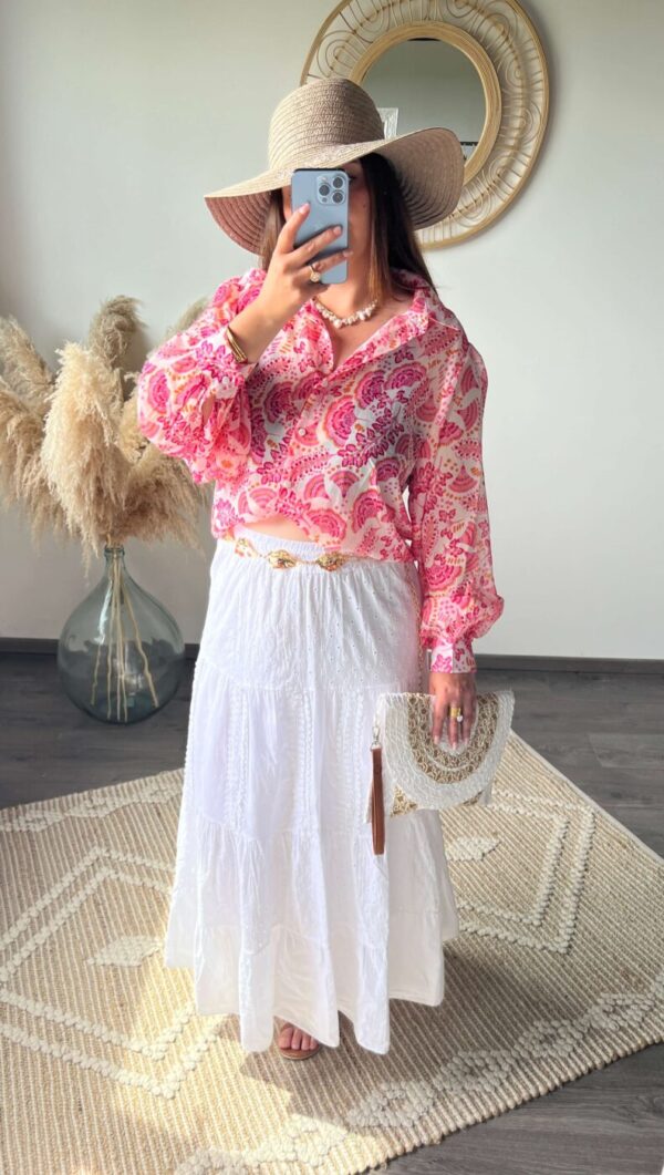 Chemisier, motifs, été, boutique à dole, vêtements femme