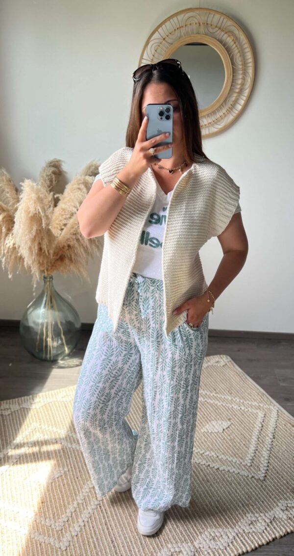 T-shirt, pantalon, gilet, gaze de coton, vêtements femme, boutique à dole
