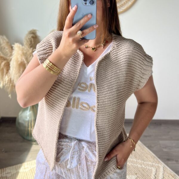 T-shirt, pantalon, gilet, gaze de coton, vêtements femme, boutique à dole