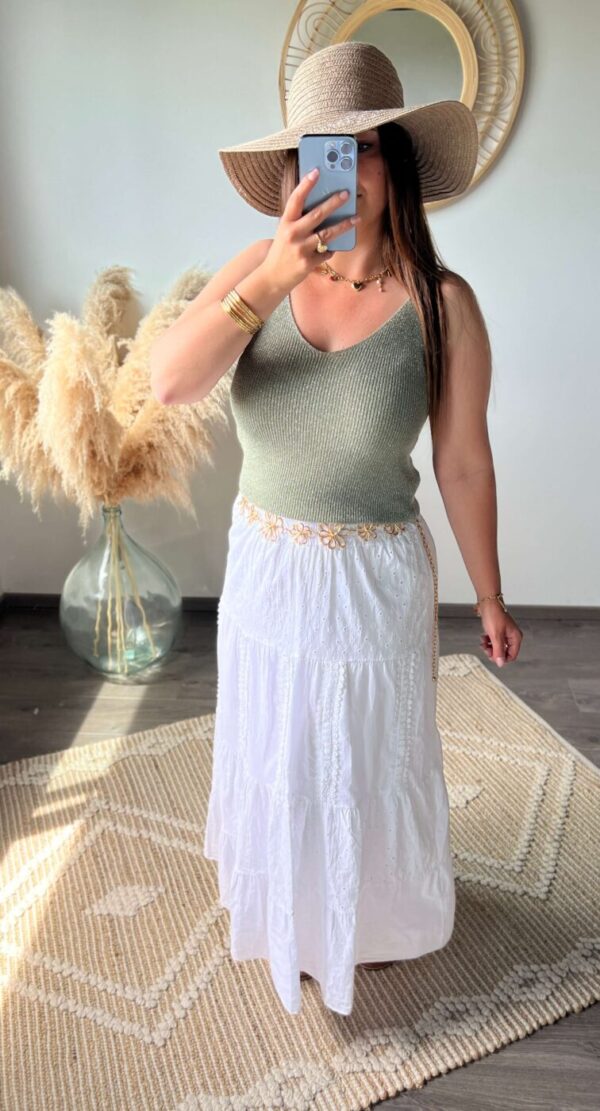 Débardeur, paillettes, vêtement femme, boutique à dole