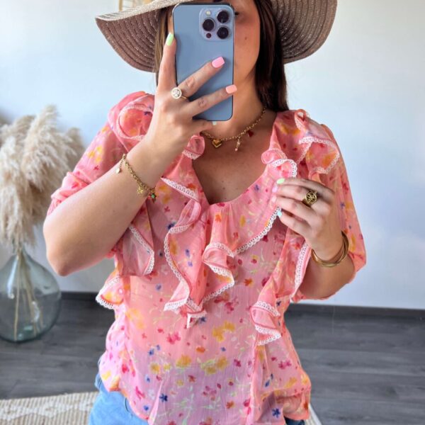 blouse, été, courte, boutique en ligne, boutique à dole, vêtements femme