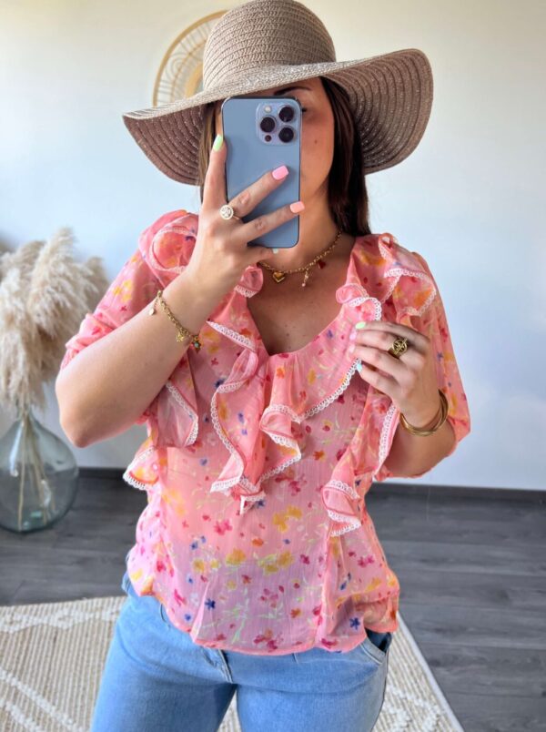 blouse, été, courte, boutique en ligne, boutique à dole, vêtements femme