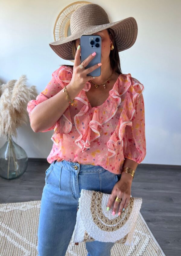 blouse, été, courte, boutique en ligne, boutique à dole, vêtements femme